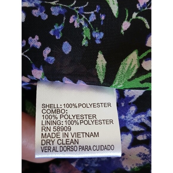 Alex Marie‎ Womens Dress A Line Black & Purple Sleeveless  Size 10 Party - Picture 15 of 15